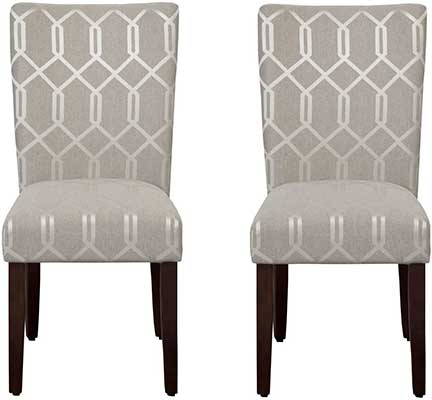 HomePop Parsons Classic Upholstered Accent Dining Chair