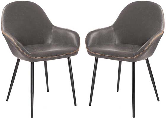 Glitzhome Mid-Century Dining Chair Set of 2