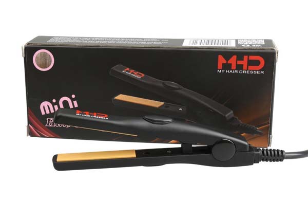 MHD Professional 0.5 Inch Mini Hair Flat Iron 15cm Travel Size Tourmaline Ceramic Hair Straightener