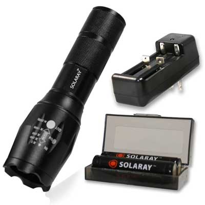 SOLARAY PRO ZX-1 TACTICAL FLASHLIGHT