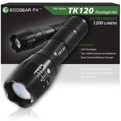 ECOGEAR FX TACTICAL LED FLASHLIGHT