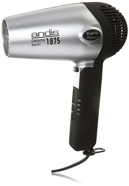 Andis 1875-Watt Fold-N-Go Ionic Hair Dryer