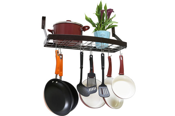 Deco-Bros Wall Mount Pot Pan-Rack