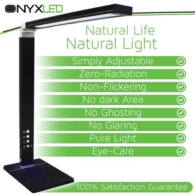 NYXLED Dimmable 14W LED Desk Lamp