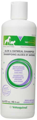 Vet Solutions Aloe and Oatmeal Shampoo, 16-Ounce