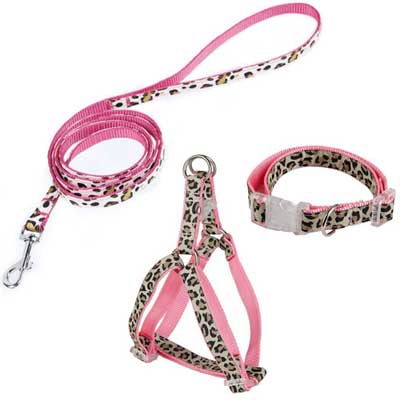 Pawz Road Leopard Collar Harness