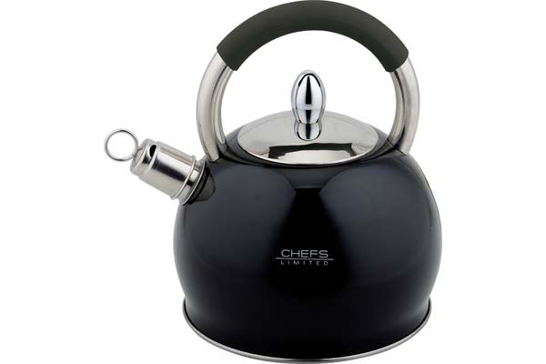 Chefs Limited Stainless Steel Tea Kettle, 2.75 Quart 