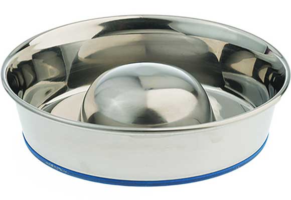 OurPets Premium DuraPet Slow Feed Dog-Bowl