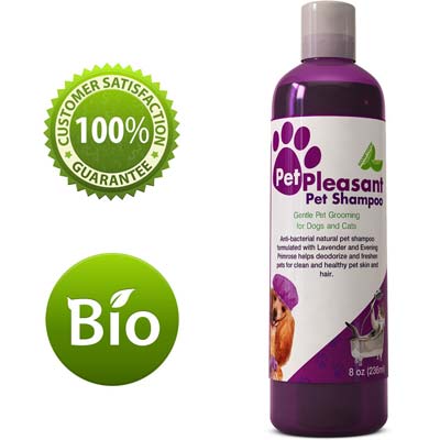 Natural Pet-Shampoo, for Dogs & Cats - 8oz Bottle - USA-Made By Honey Dew