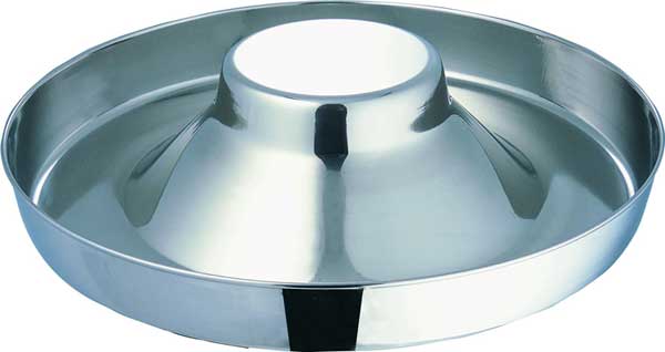 Indipets Extra-Heavy Stainless Steel Puppy Saucer