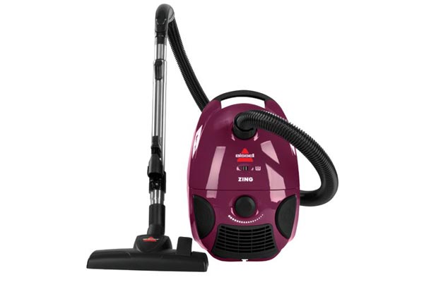 Bissell Zing Bagged Canister Vacuum Purple 4122