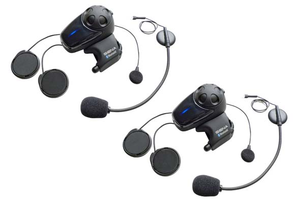 Sena SMH10D-11 (Dual) Bluetooth Motorcycle Headset / Intercom that has a Universal Microphone Kit