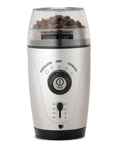 Hamilton Beach 80365 Custom Grind Hands-Free Coffee Grinder