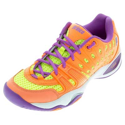 Women's T22 Tennis Shoes Orange and Yellow