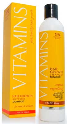Vitamins Hair Loss Shampoo - 121% Regrowth and 47% Less Thinning - With DHT Blockers and Biotin for Hair Growth