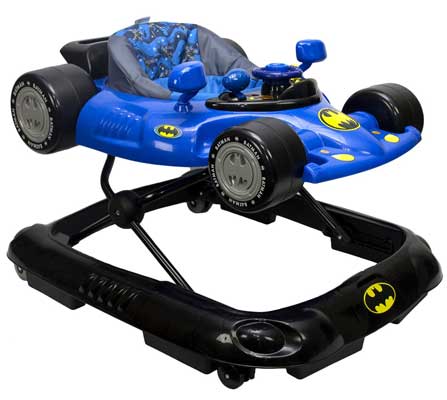 WB KidsEmbrace Baby Batman Activity Walker, Car Music and Lights