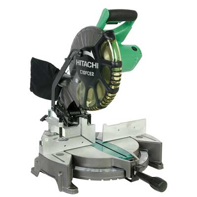 Hitachi C10FCE2 15-Amp 10-inch Single Bevel Compound Miter Saw