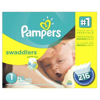 Pampers Swaddlers Disposable Diapers Newborn Size 1