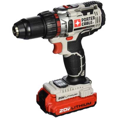 PORTER-CABLE PCC606LA 20-Volt 1/2-Inch Lithium-Ion Drill/Driver Kit