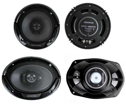 Kenwood KFC-1665S 6.5-Inch 3-Way Car Speakers