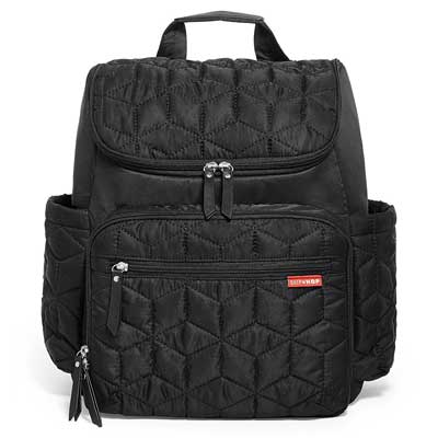 Skip Hop Forma Pack and Go Diaper Backpack, Black