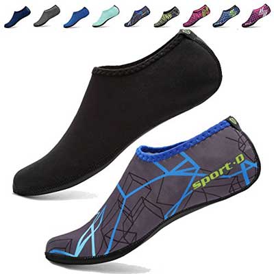 CIOR Durable Sole Barefoot Water Skin Shoes Aqua Socks For Beach Pool Sand Swim Surf Yoga Water Aerobics