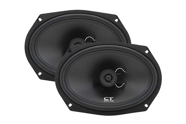 CT Sounds Bio 6x9 Inch 2 Way Silk Dome Coaxial Car, Speakers