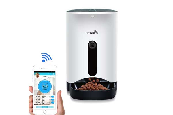 smartfeeder wopet automatic pet feeder