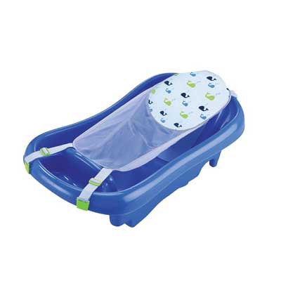 The First Years Sure Comfort Deluxe Newborn To Toddler Tub, Blue