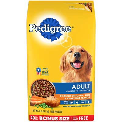 PEDIGREE Complete Nutrition Adult Dry Dog Food Bonus Bags