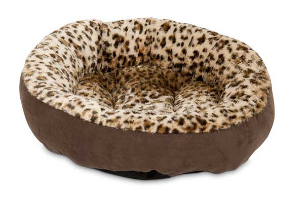 Aspen Pet Round Bed - Animal Print