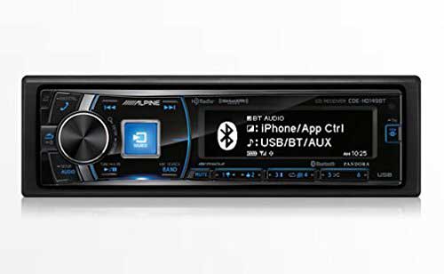 Alpine Single-Din Bluetooth Car Stereo with HD Radio