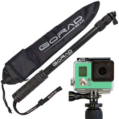 GoRad Gear Selfie Stick for GoPro Hero Cameras