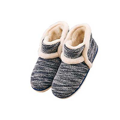 MiYang's Vintage Arctic Solid Indoor Boot Slippers