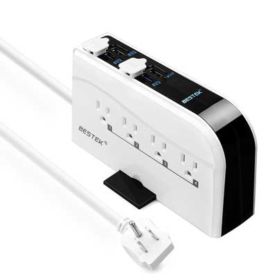 Surge Protector, BESTEK 8-Outlet Desk Surge Protector