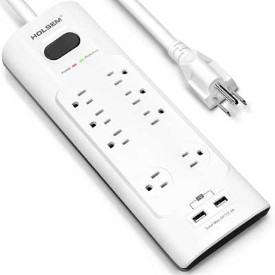 HOLSEM Power Strip Surge Protector