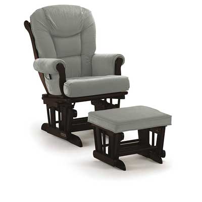 glider rocker with locking mechanism