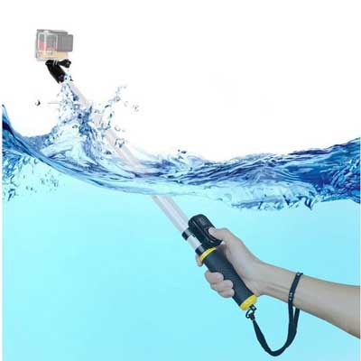 Aooking Transparent Float Selfie Pole Extendable Floating Monopod