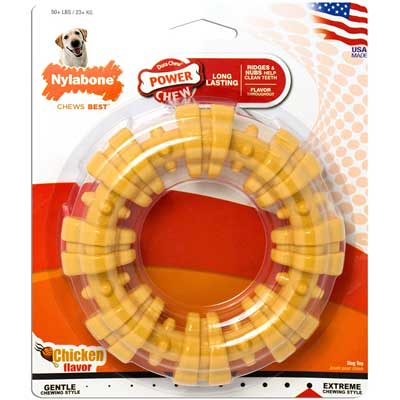 Nylabone Giant Original Flavored Ring Bone Dog Chew Toy