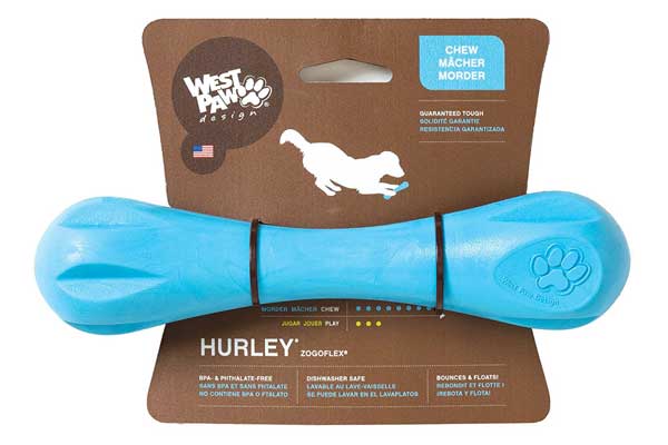 West Paw Design Zogoflex Hurley Guaranteed Tough Dog Bone Chew Toy