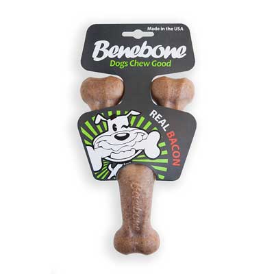 Benebone Bacon Flavored Wishbone Chew Toy