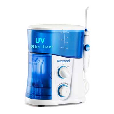 Nicefeel® Oral Irrigator Water Flosser 1000ml High-volume Reservoir with Lid Covered FC 188