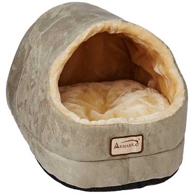 Armarkat Cave Shape Pet Cat Beds for Cats and Small Dogs