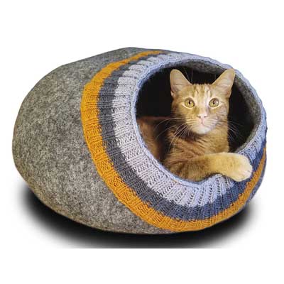 Meowfia Premium Felt Cat Cave