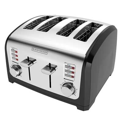 BLACK+DECKER 4-Slice Toaster