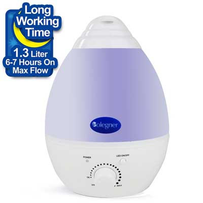 Bolegner Multi-Color Cool Mist Ultrasonic Humidifier