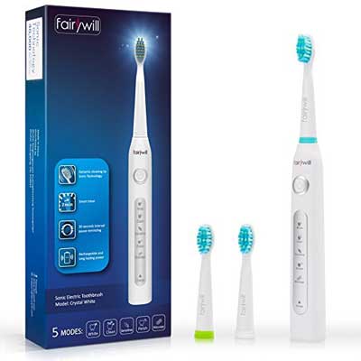 Fairywill electric toothbrush with smart timer
