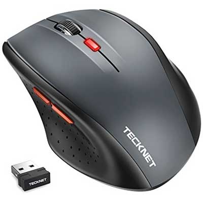 TechNet Classic 2.4G Portable Optical Wireless Mouse