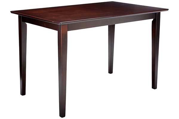 Coaster Hyde Rectangular Cappuccino Casual Dining Leg Table