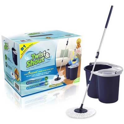 Twist and Shout Mop - The Original Hand Push Spin Mop